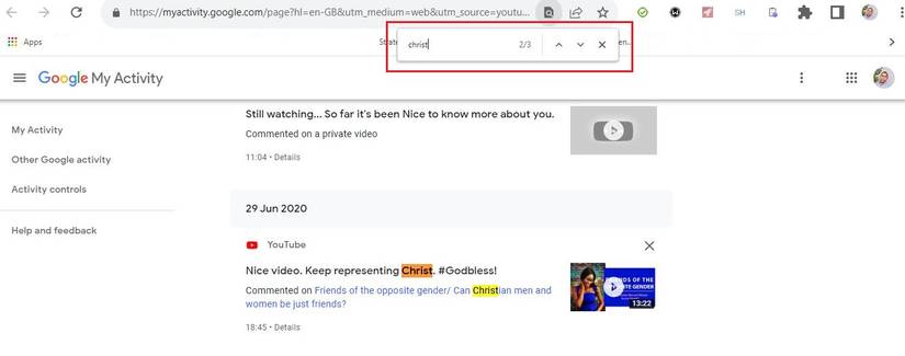 How to Search for YouTube Comments