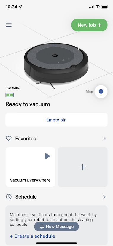Smart vacuum app home