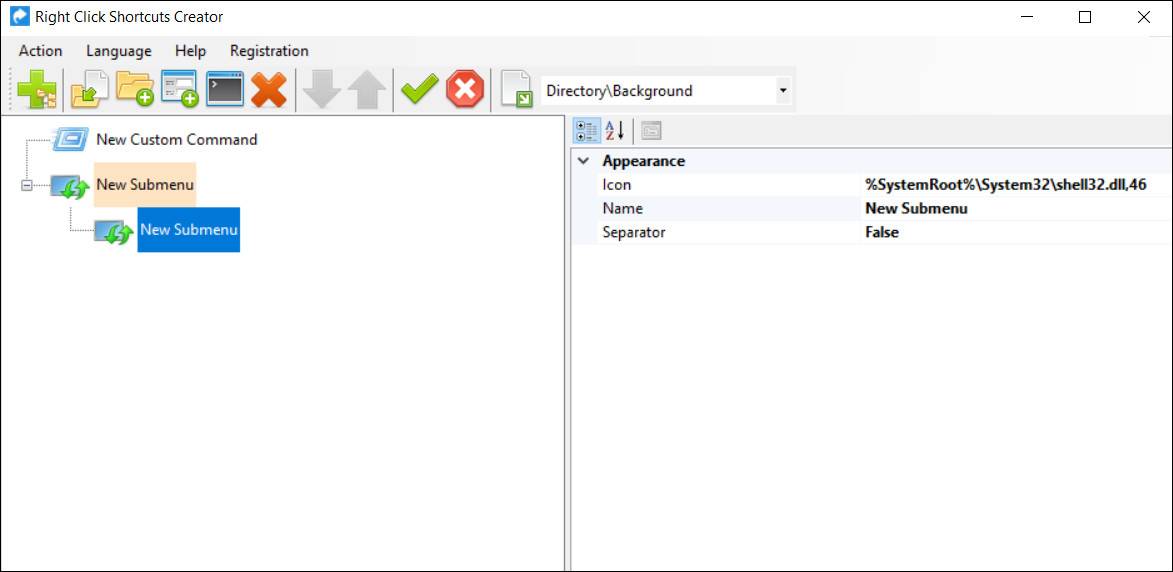 Organize Context Menu Items