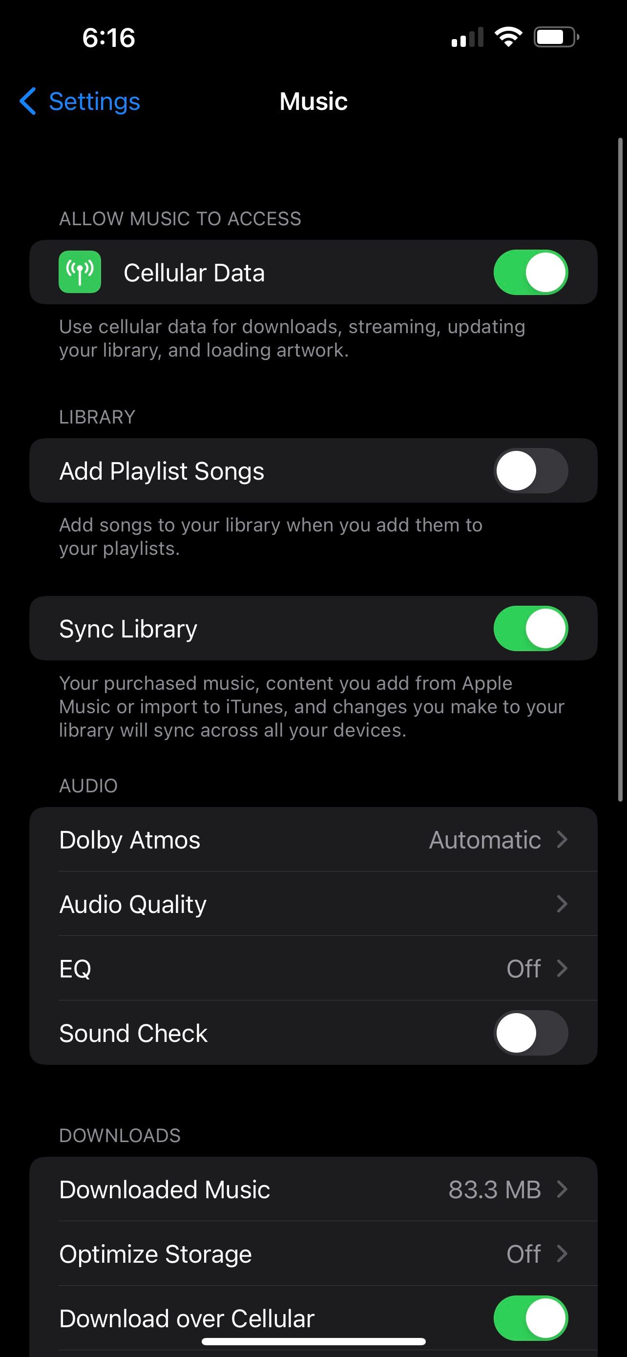 Enabling iCloud Music Library for Apple Music