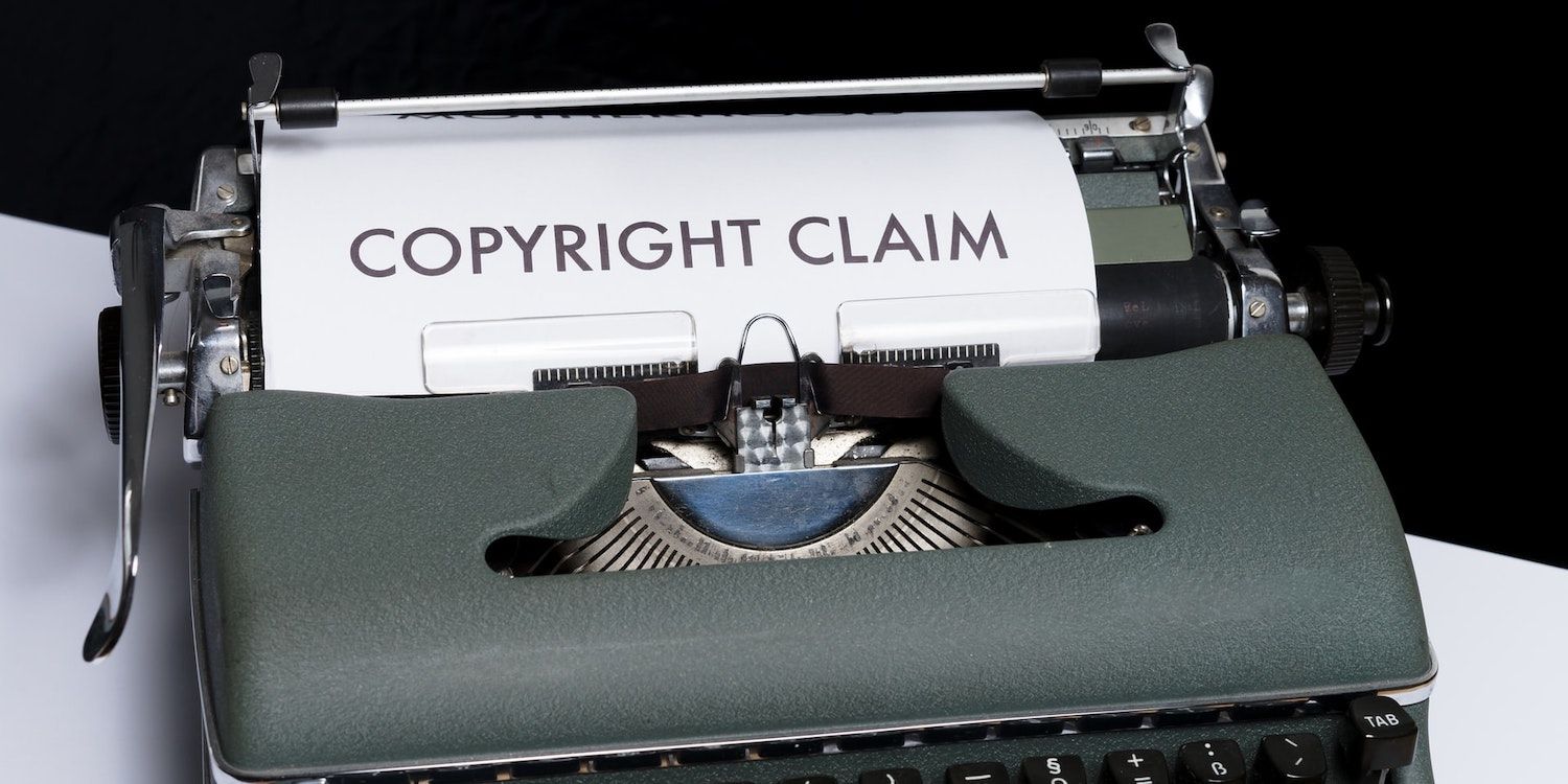 typewriter copyright claim
