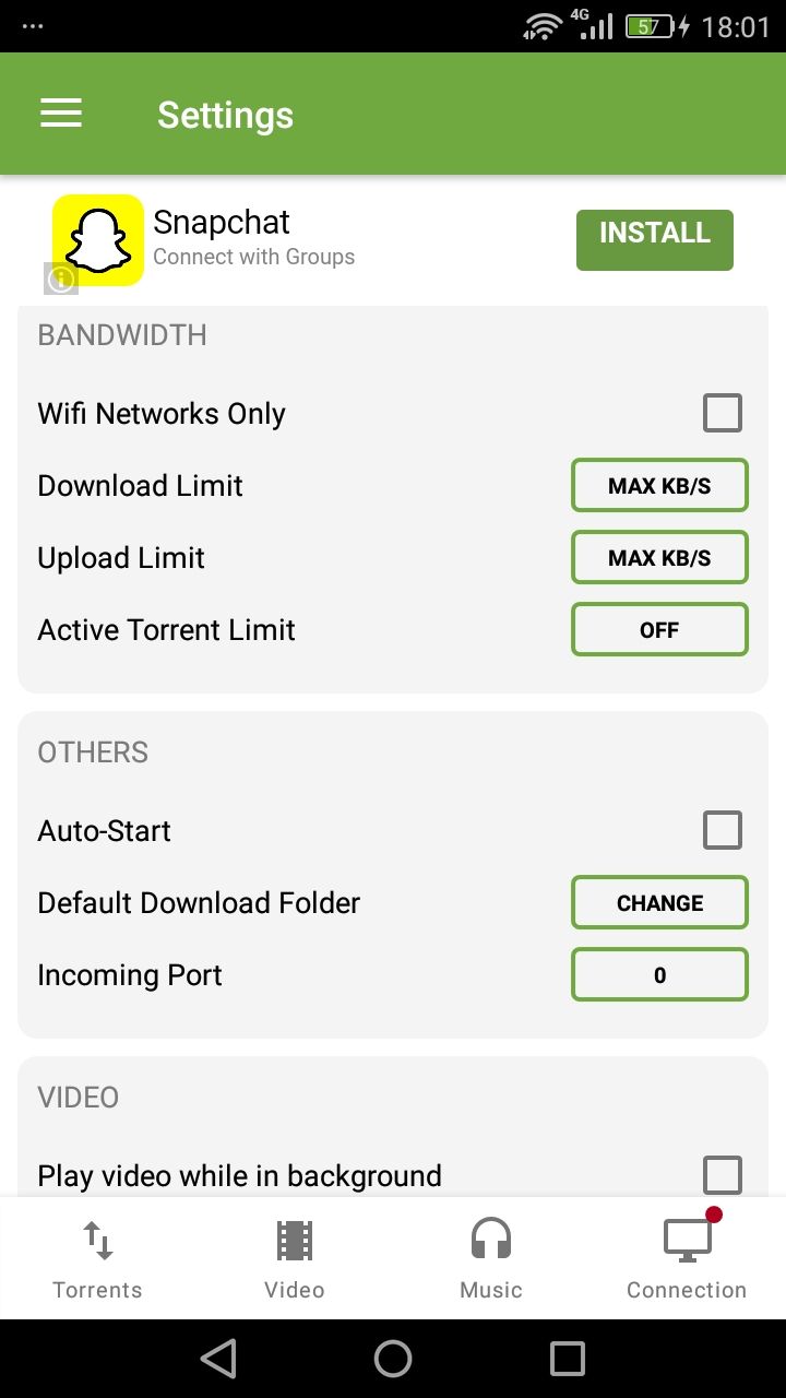 best utorrent settings for 60mbps
