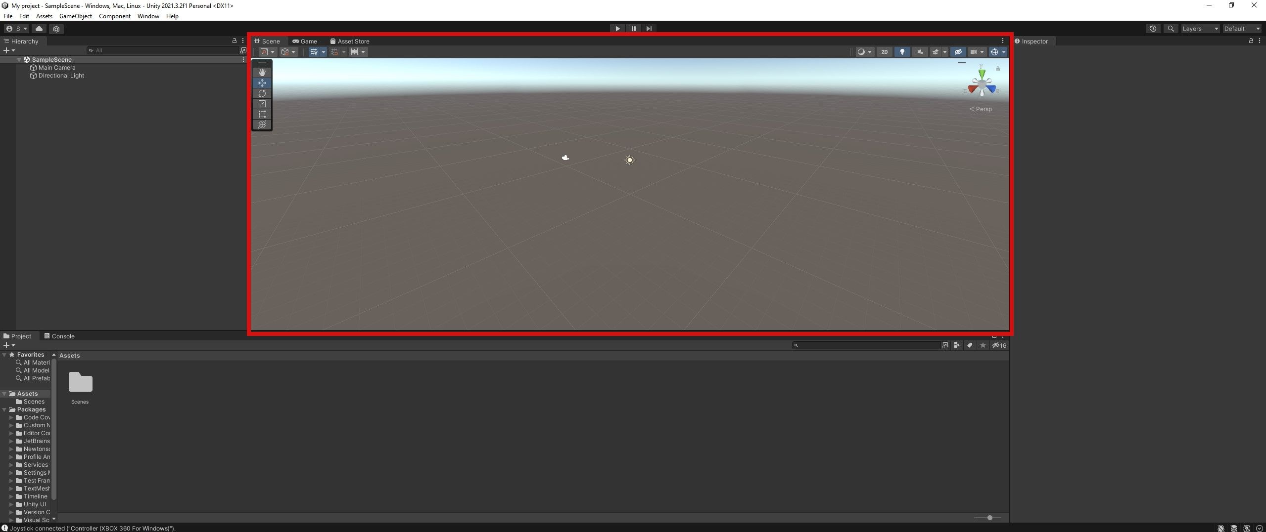 unity scene and game tabs