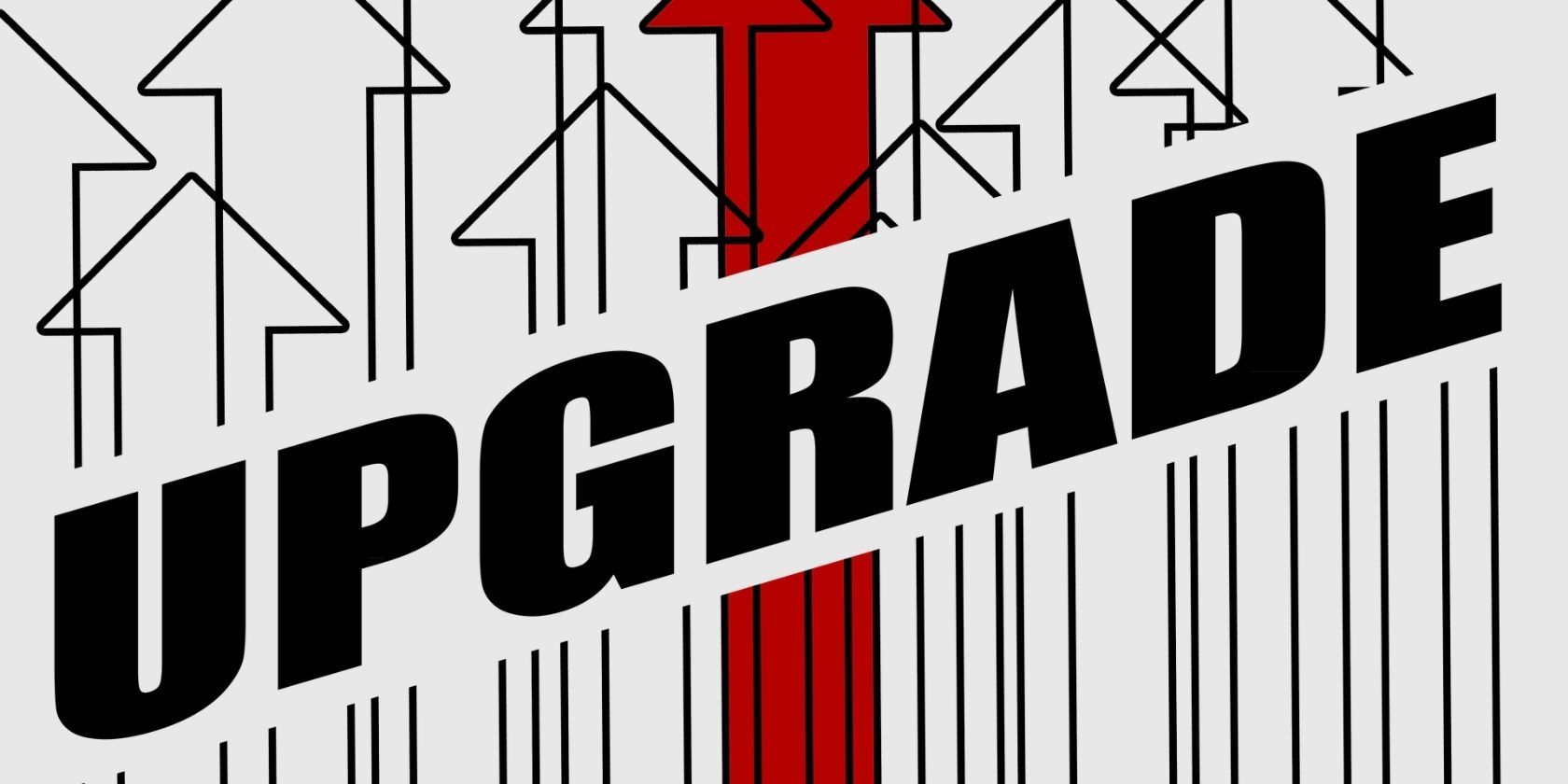 upgrade graphic with arrows