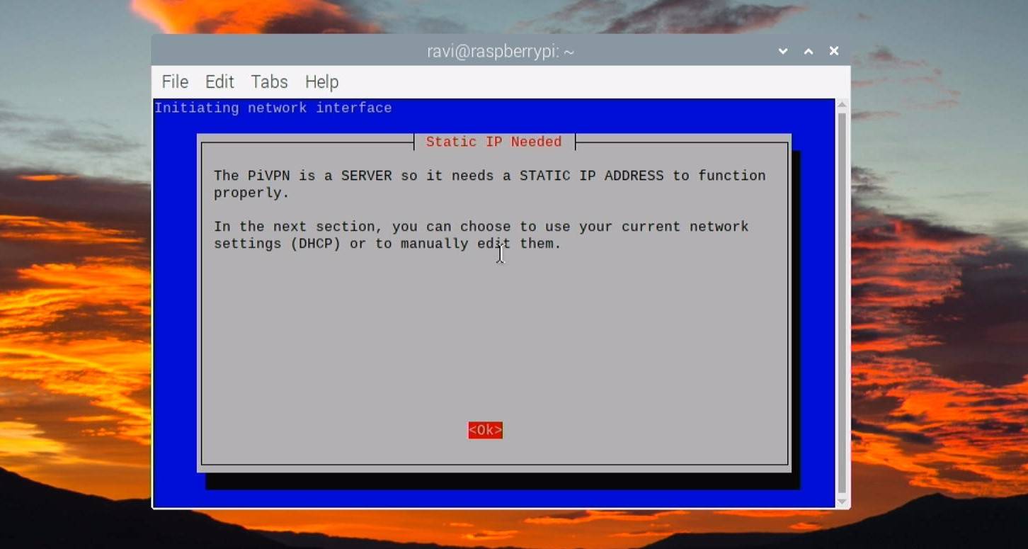 you need static ip for wireguard to work