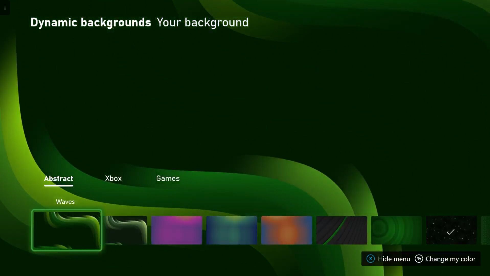 Xbox Wave Background