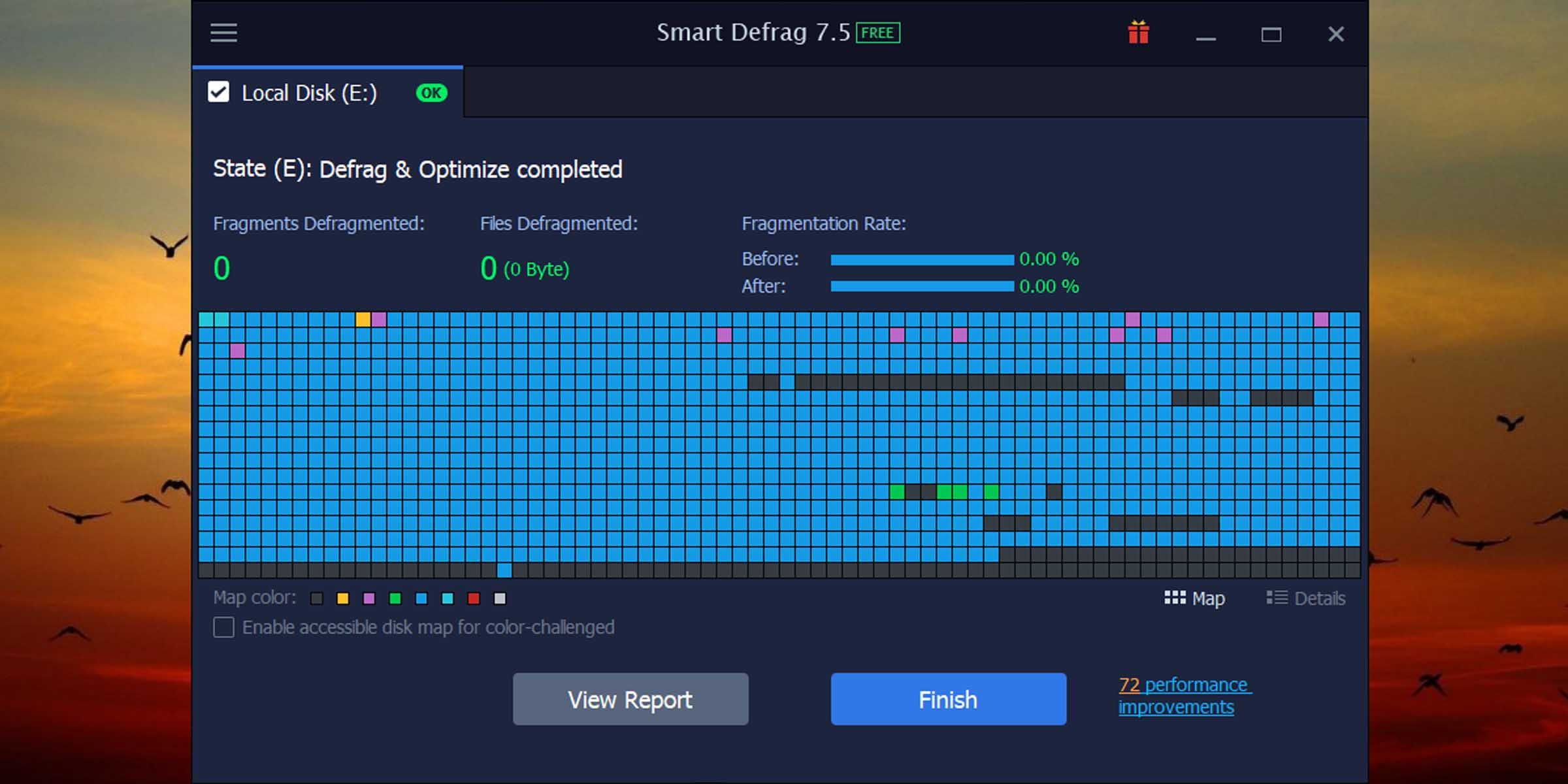 IObit Smart Defrag software