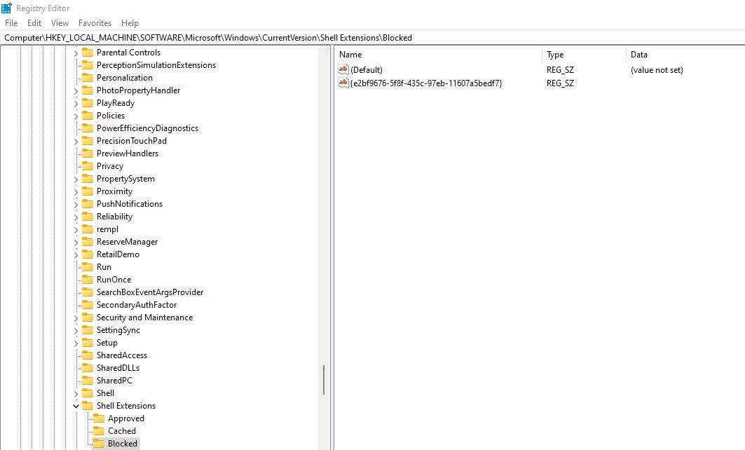 Newly Created Registry key Renamed in Windows Registry Editor