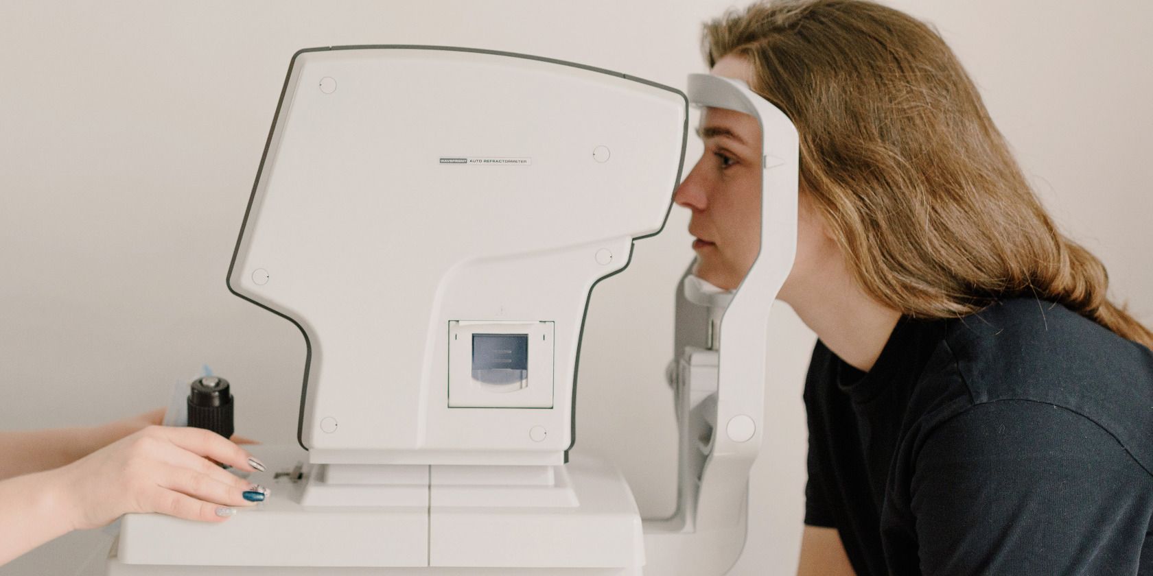 Eye exams being conducted by a professional optometrist