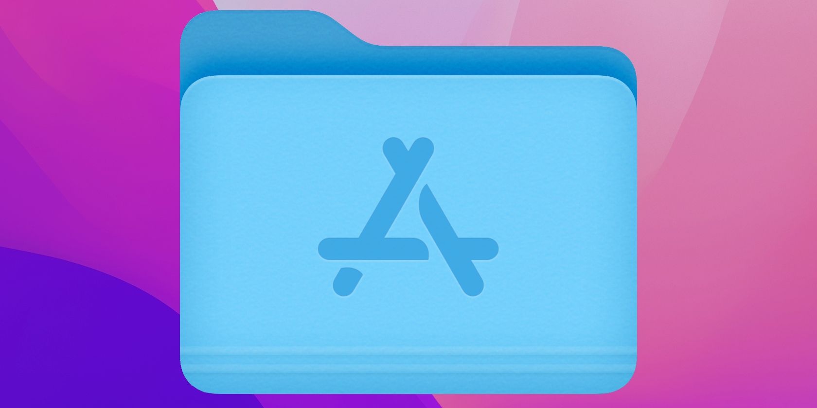 Apple's Applications folder icon in macOS Monterey