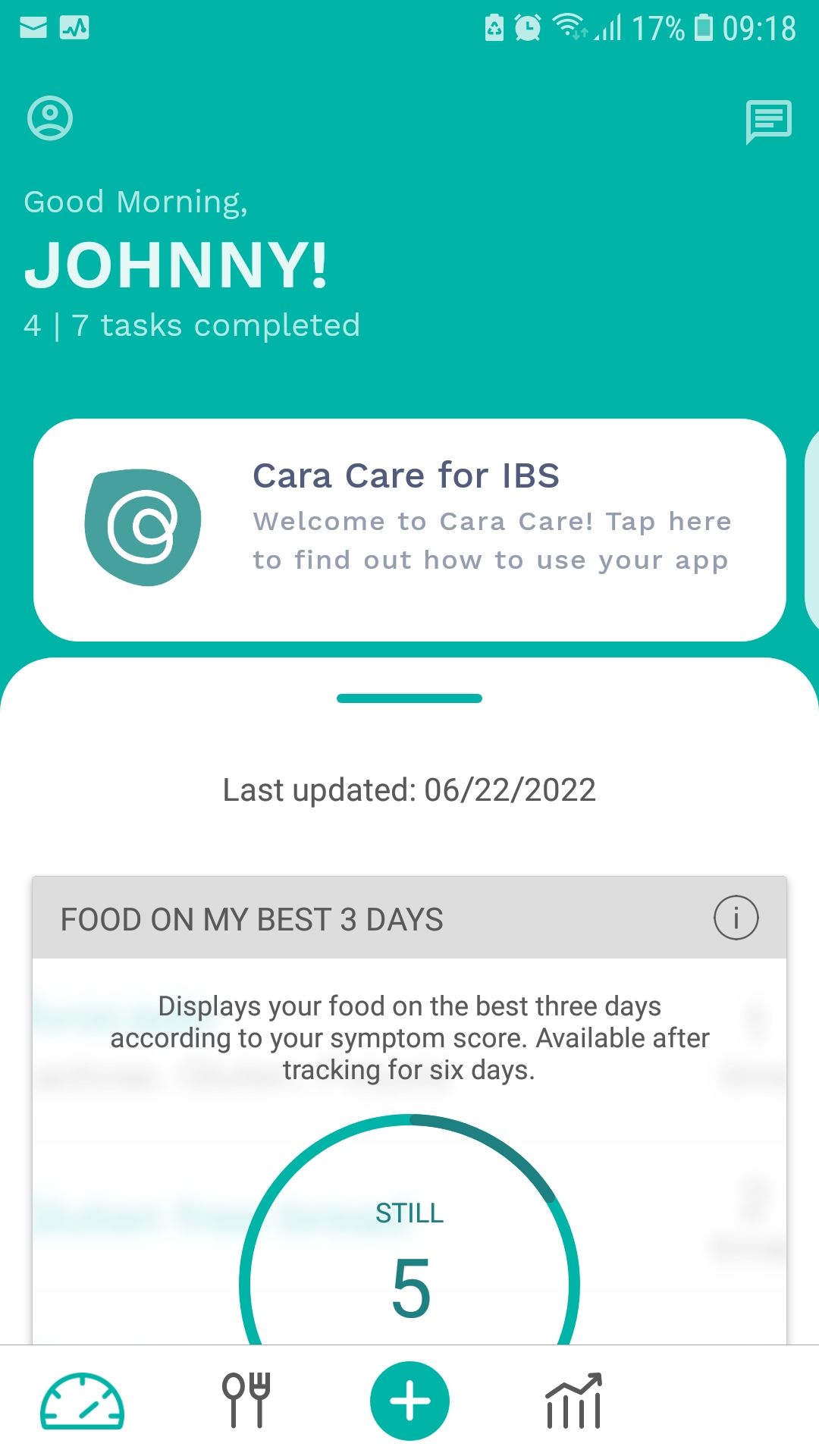 Cara Care mobile IBS app