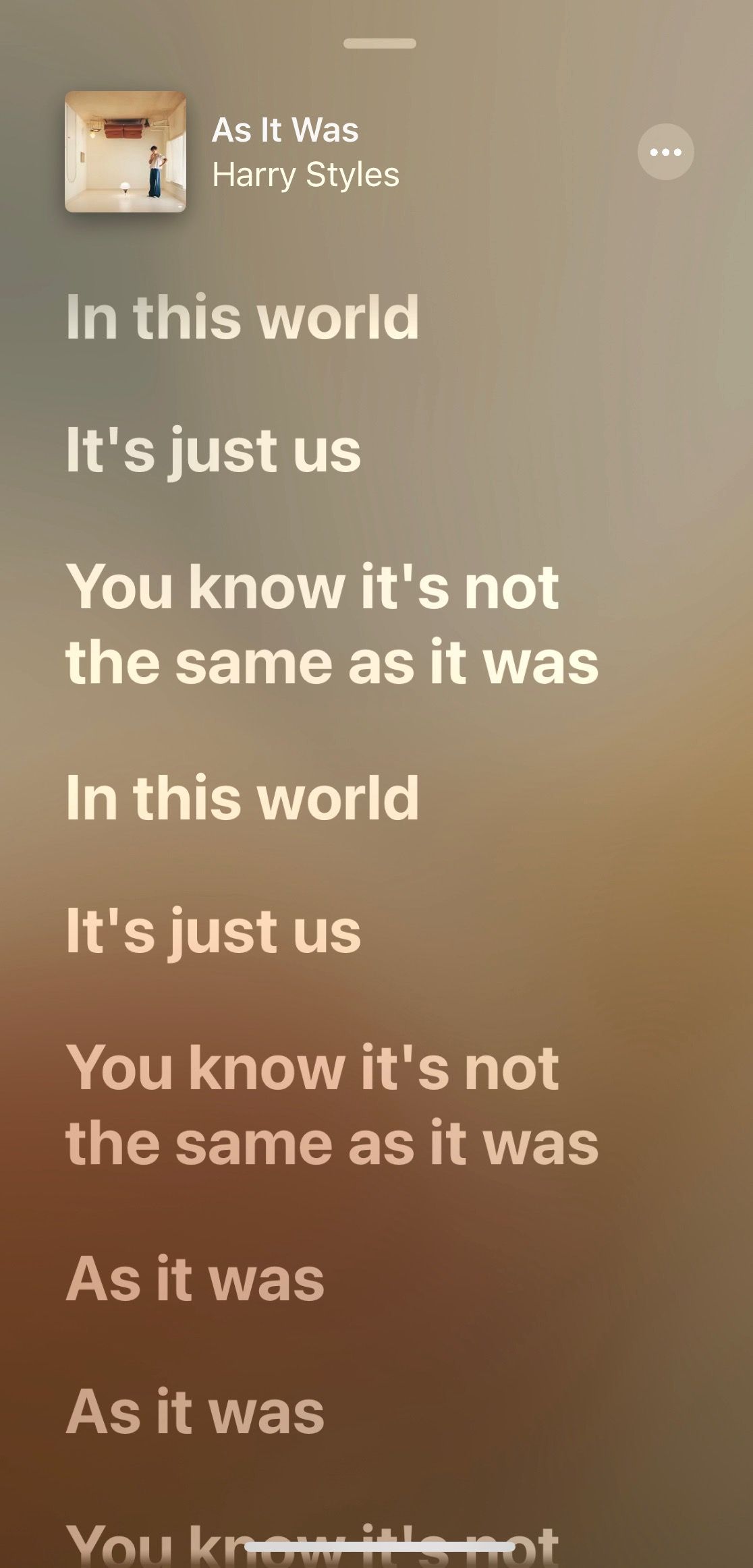 Deezer screenshot showing Lyrics function on mobile app
