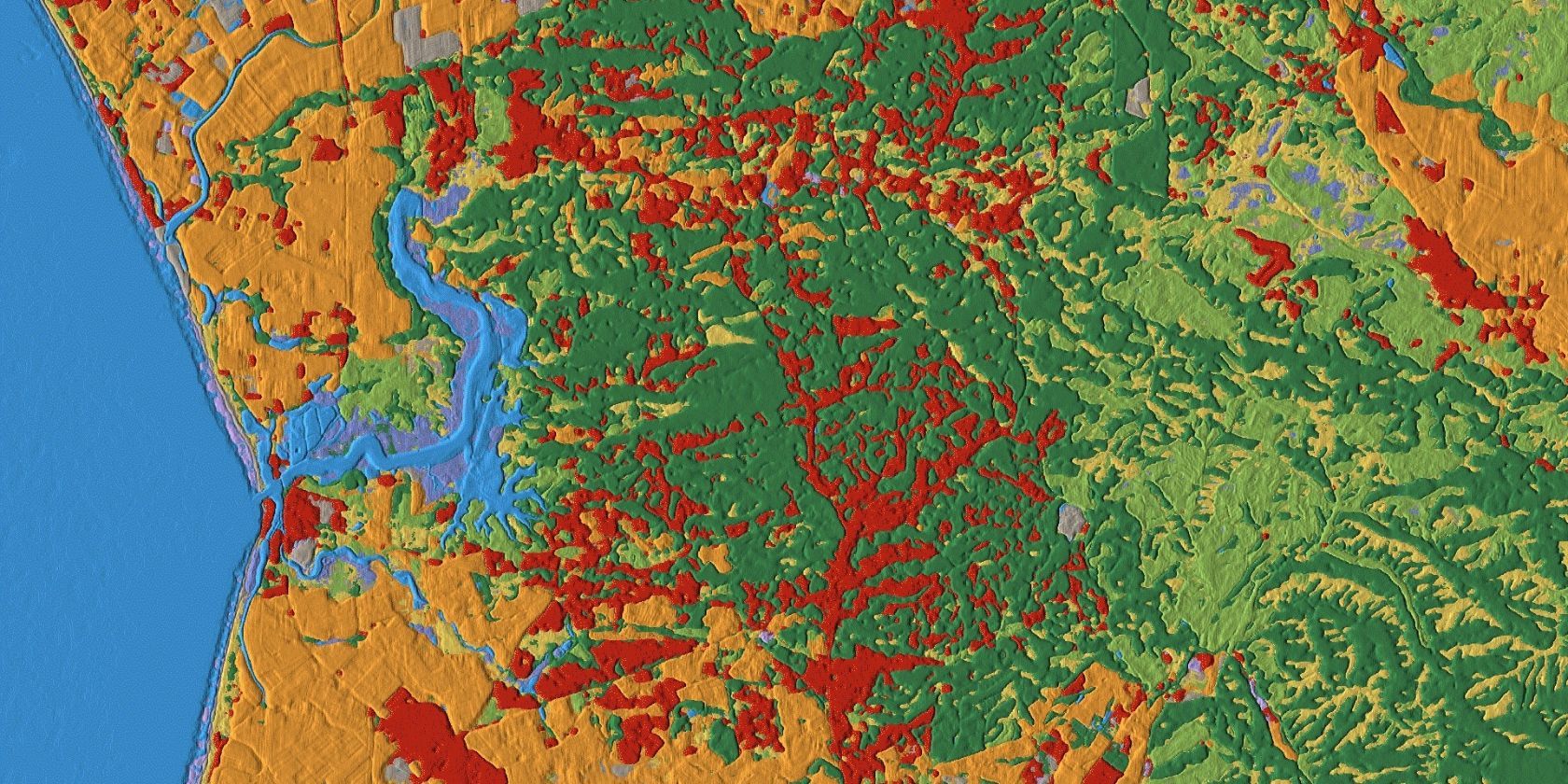 Google's Dynamic World Charts How the Earth's Surface Is Changing