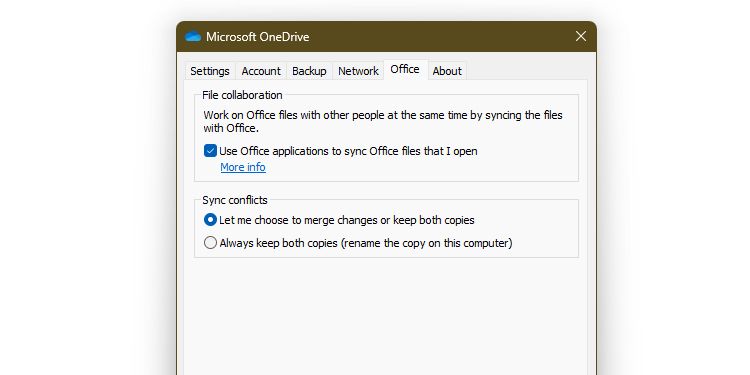 Files Collaboration Options on Microsoft OneDrive