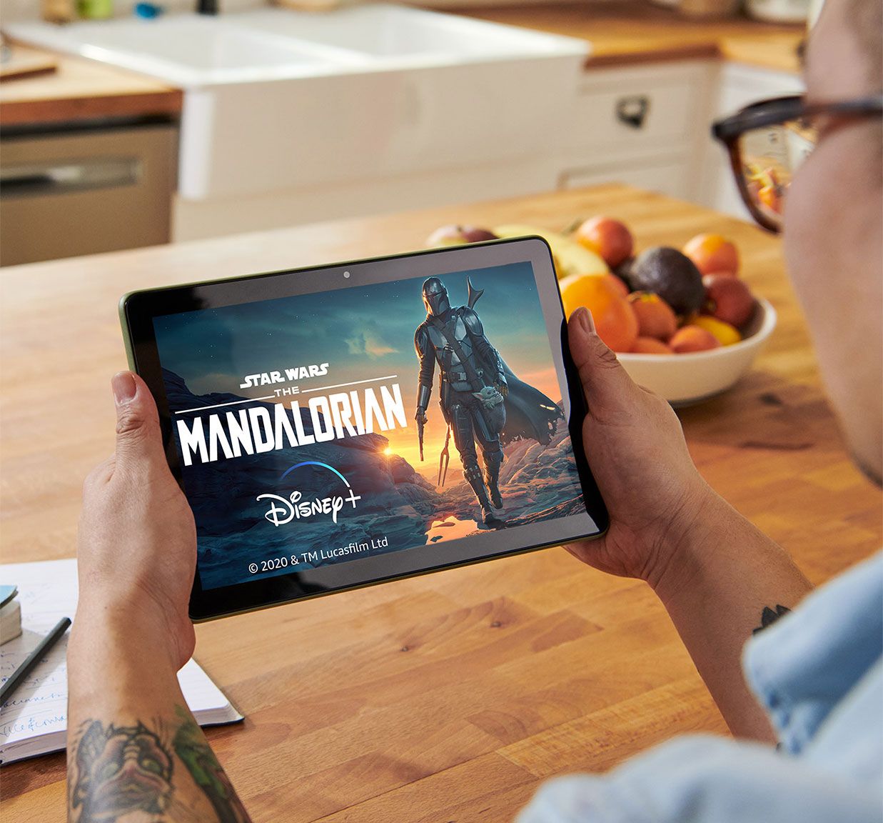 تبلت ماندالوریان در Fire HD