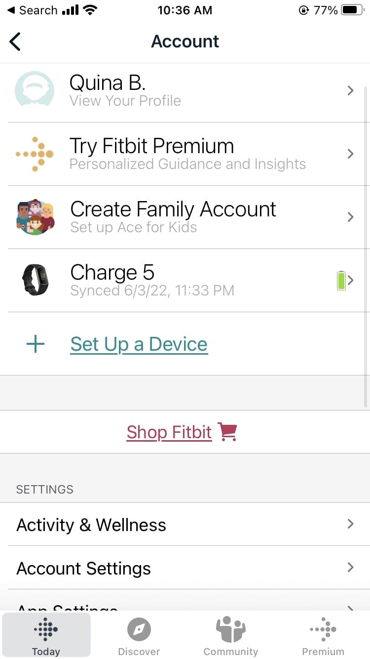 Fitbit امروز