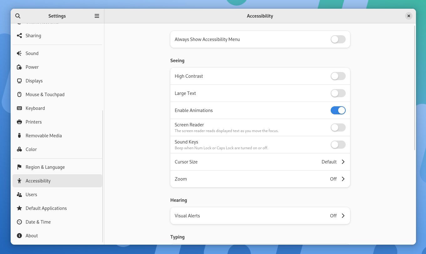 GNOME-Accessibility-Settings