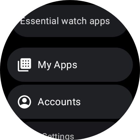 Galaxy Watch Play Store My Apps