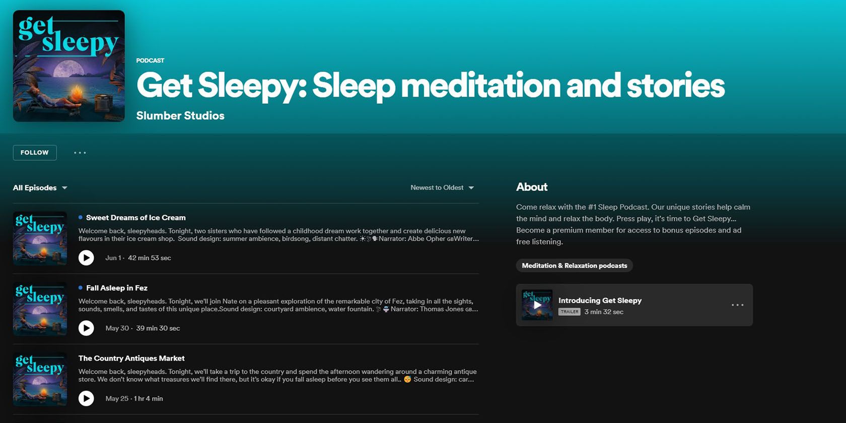 Get Sleepy podcast from Spotify