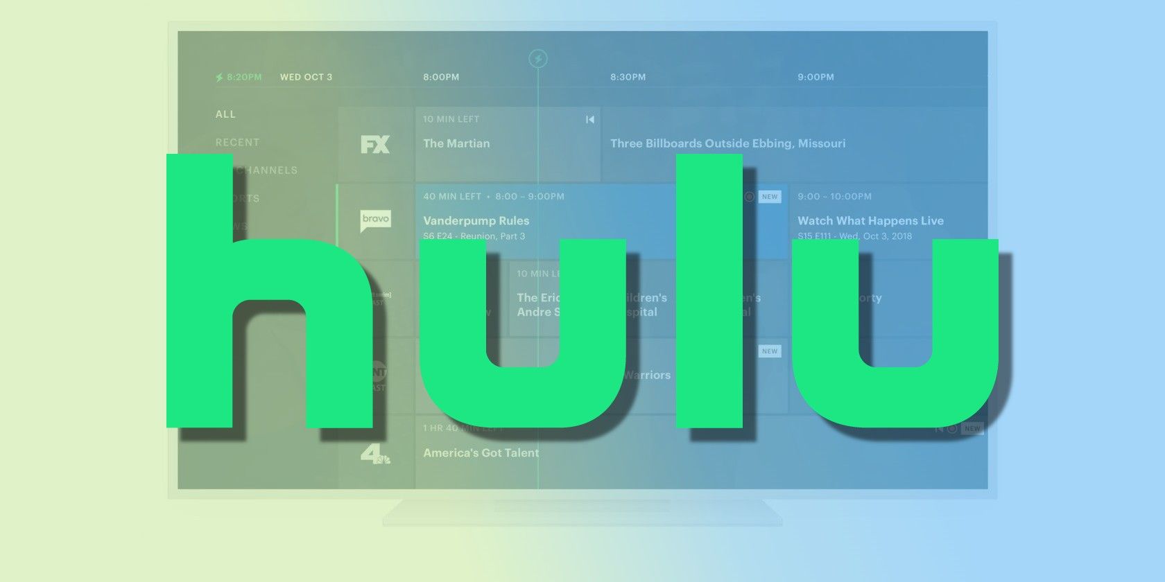 Hulu Live TV Channels logo