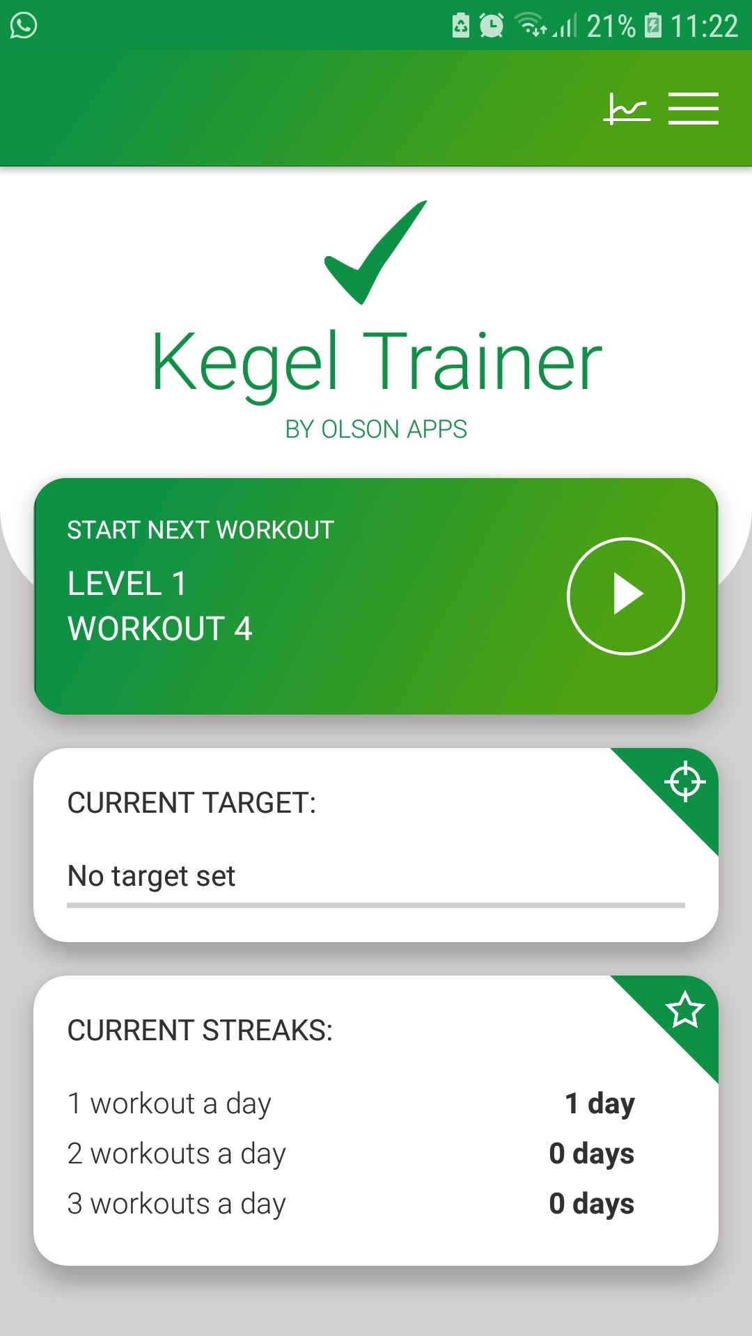 Kegel Trainer mobile prenatal exercise app