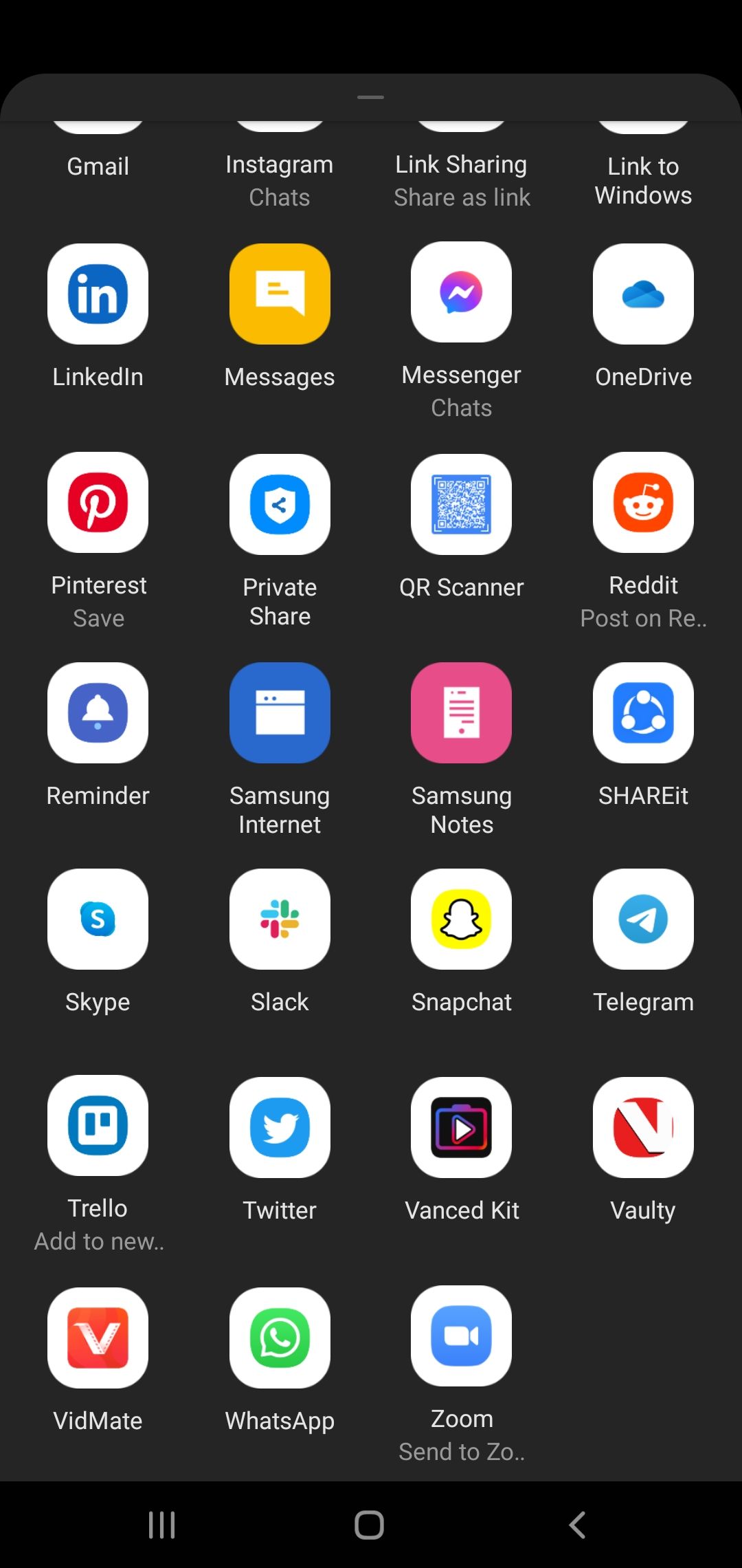 List-of-apps-on-mobile