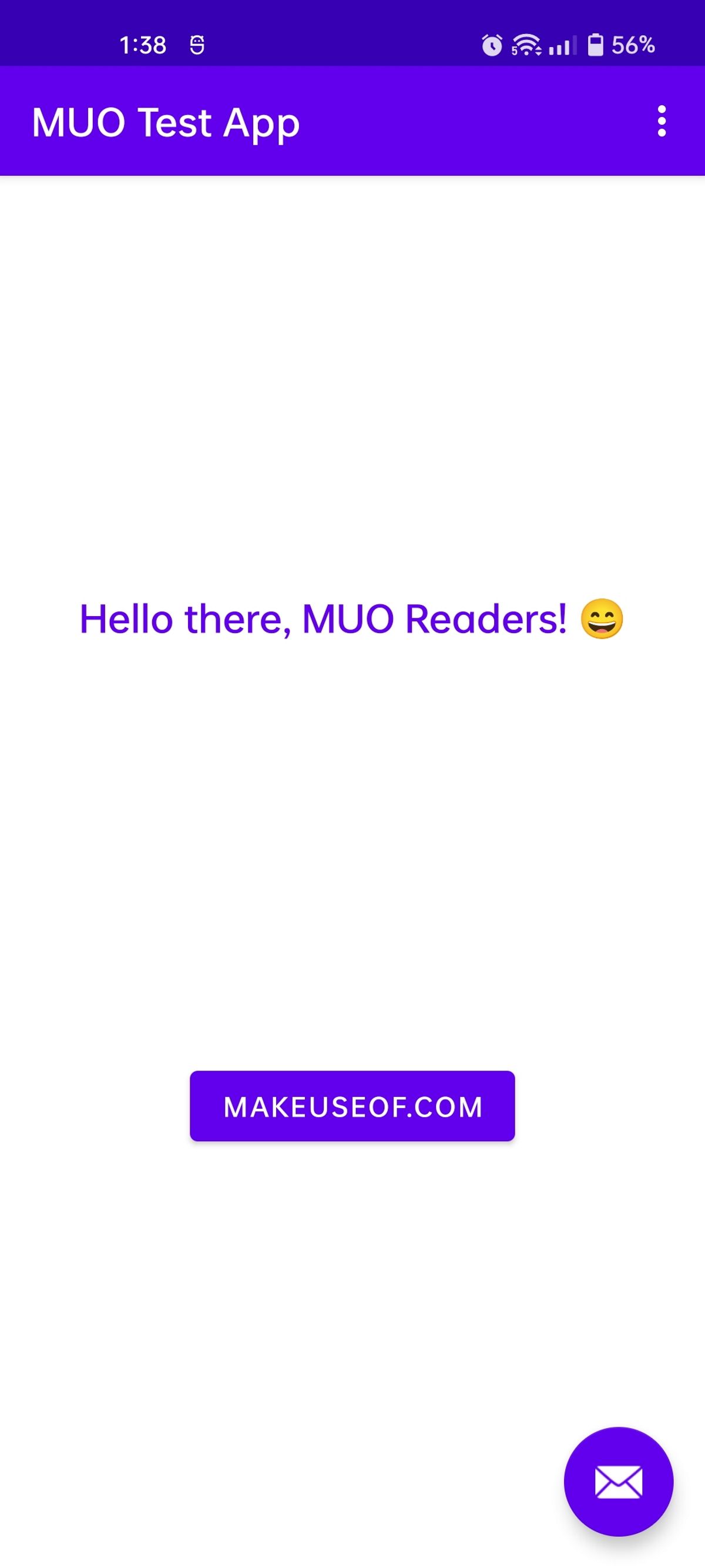 A MUO test app