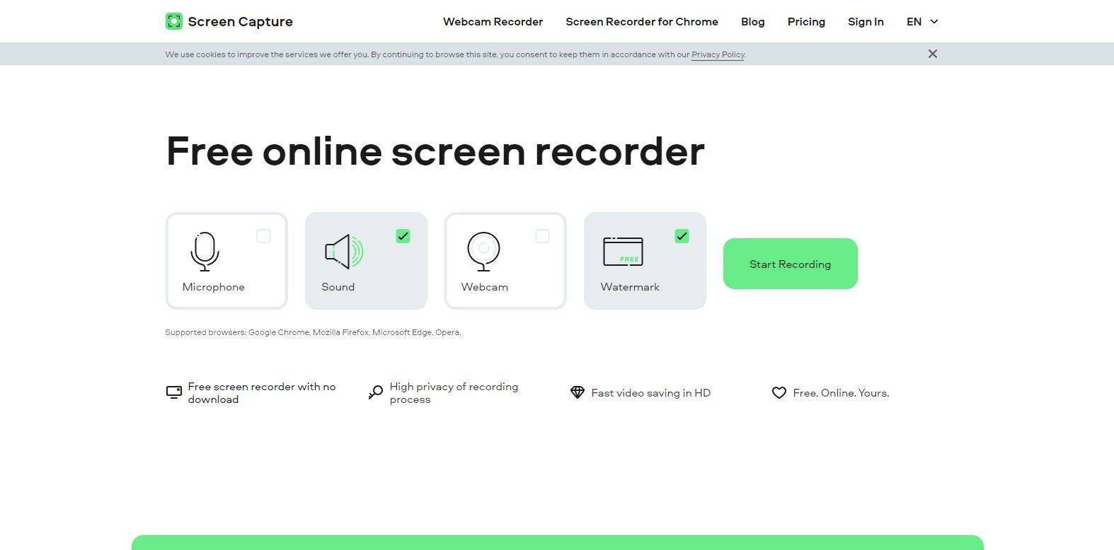 record video screen online free