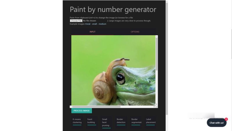 Paint-by-Number generator tool