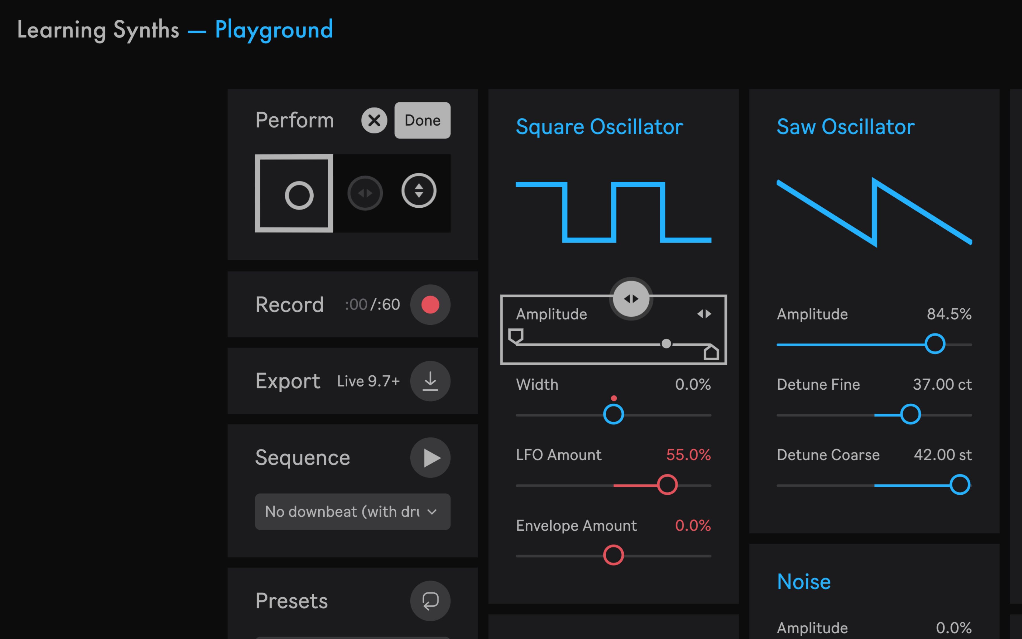 Learning Synths Playground Map function