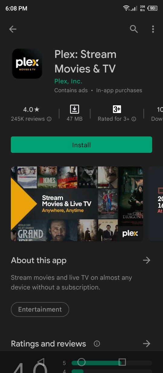 Plex App for Android