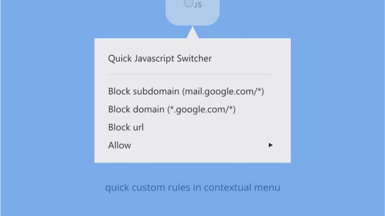 Quick JavaScript Switcher Screenshot