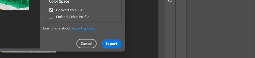 Step 3 Click Export