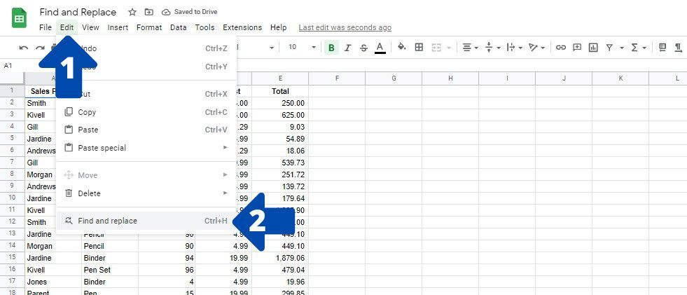 Les 3 meilleures façons de rechercher et de remplacer dans Google Sheets