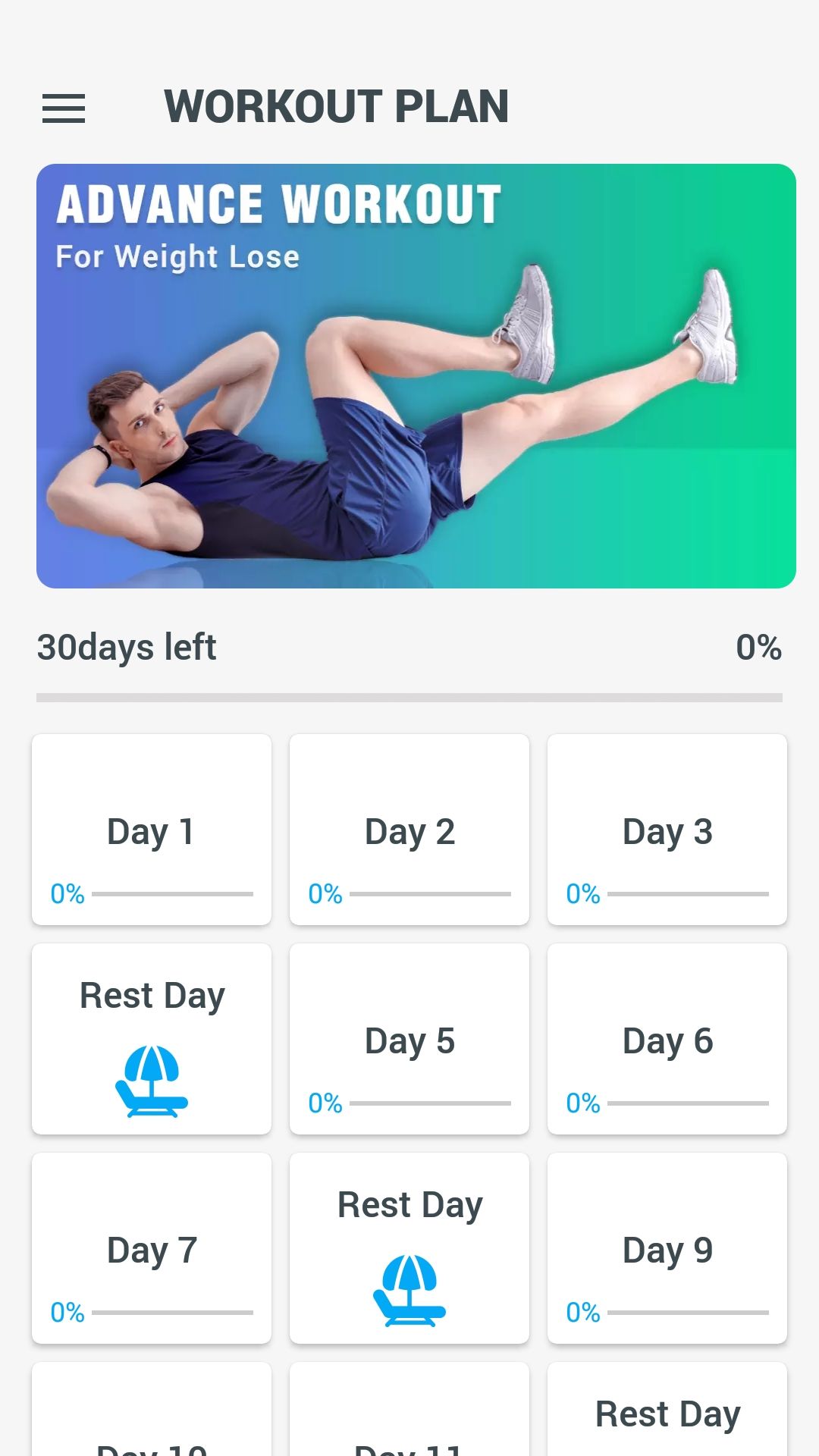Weight loss workout for men mobile app advanced workout
