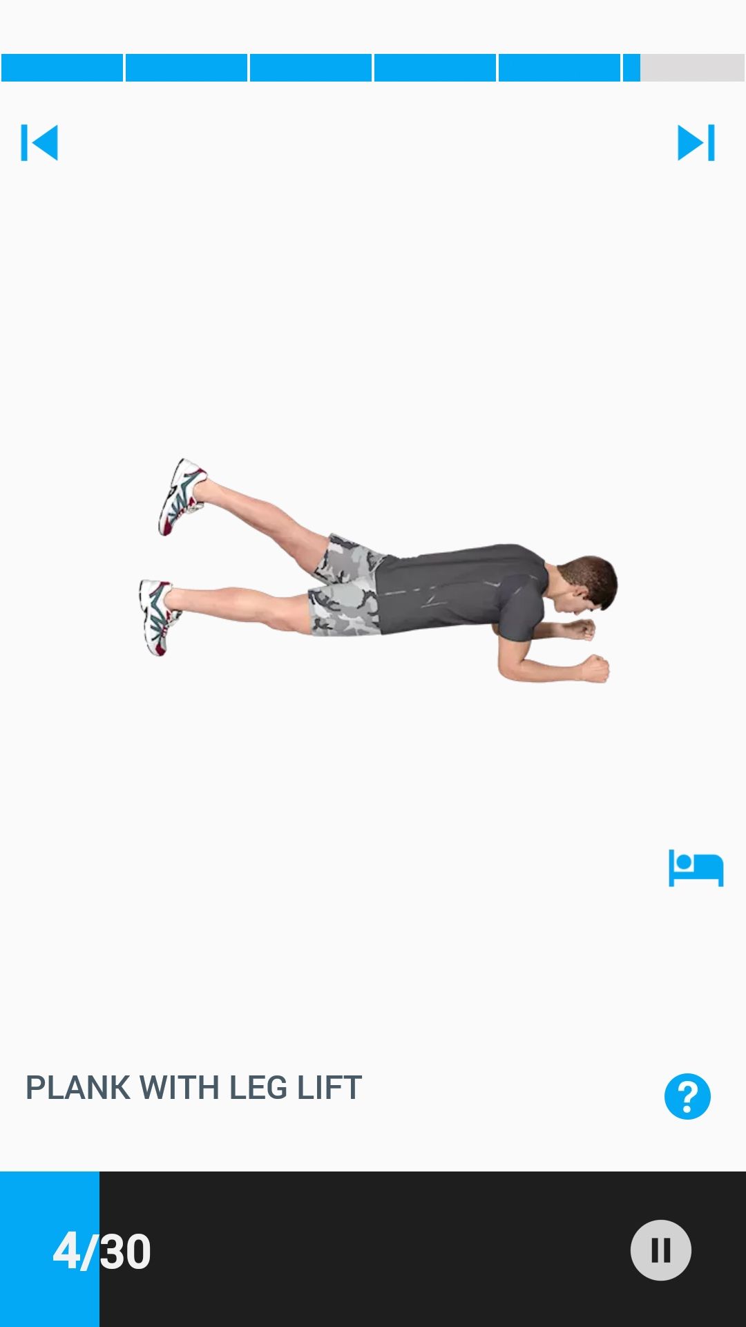 Weight loss workout for men mobile app plank exercise