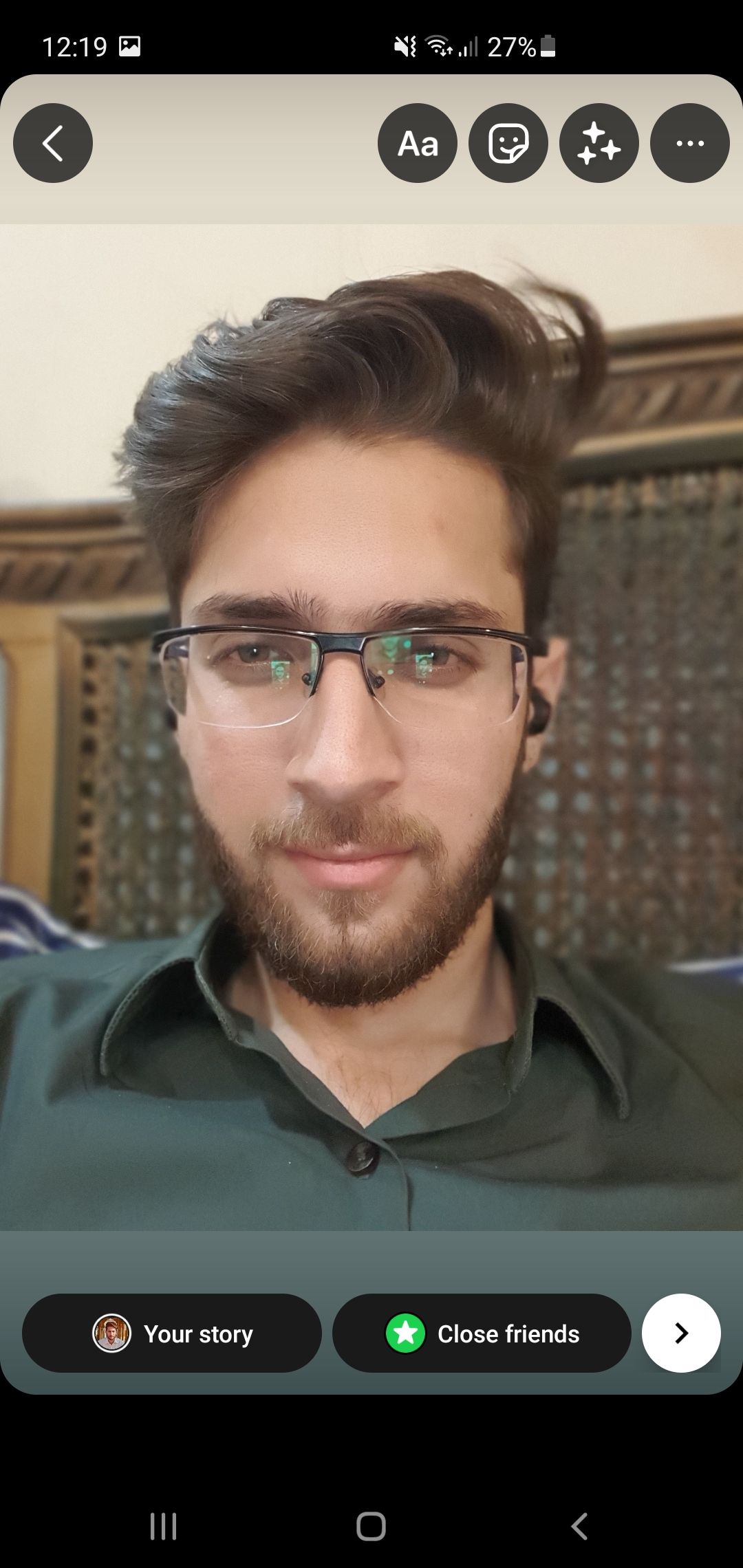استوری اینستاگرام کوچک شده است