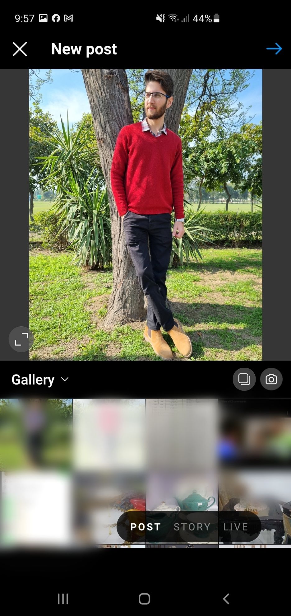 تصویر بزرگنمایی اینستاگرام