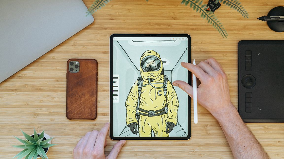 Drawing on an iPad