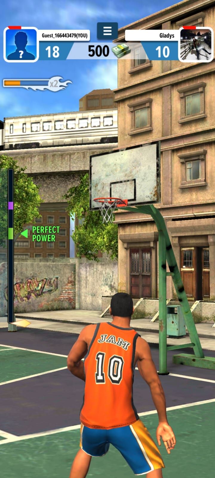 basketball stars mobile game shooting hoops