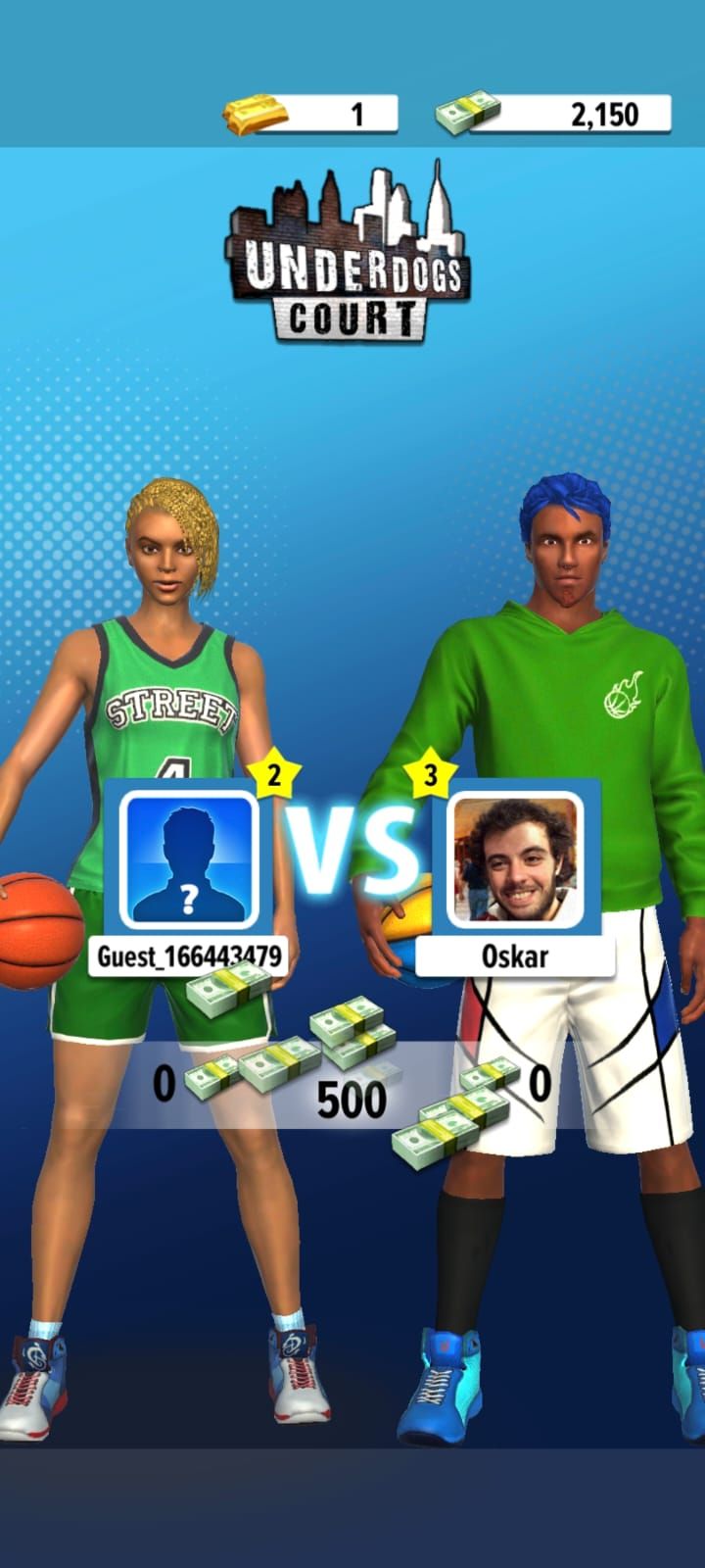 basketball stars multiplayer mobile game one on one match