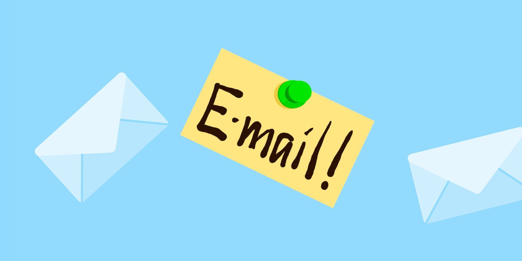 An illustration of email in transit