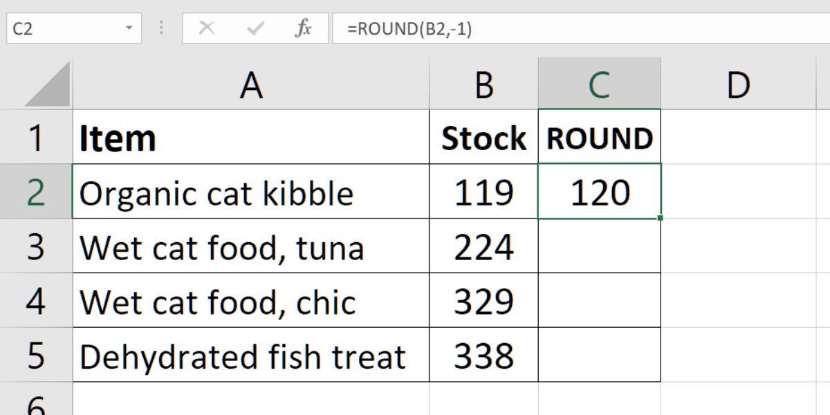 How to Use ROUND Functions in Excel