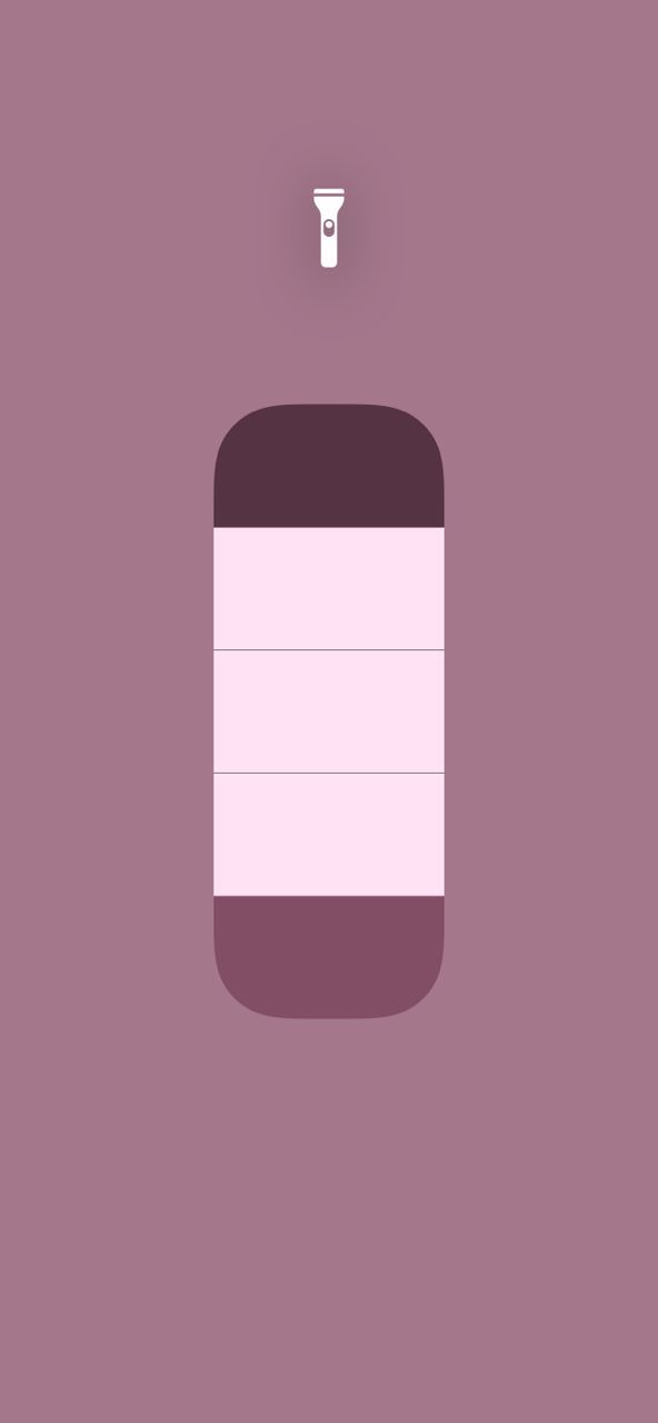 An iPhone's flash light app