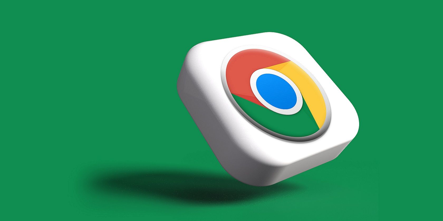 The Google Chrome logo against a green background