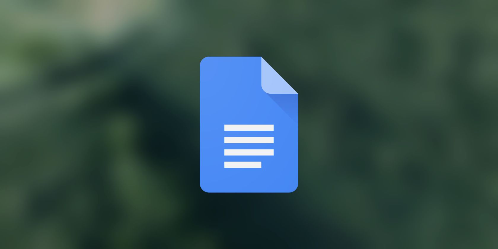 Google Docs logo on a green background