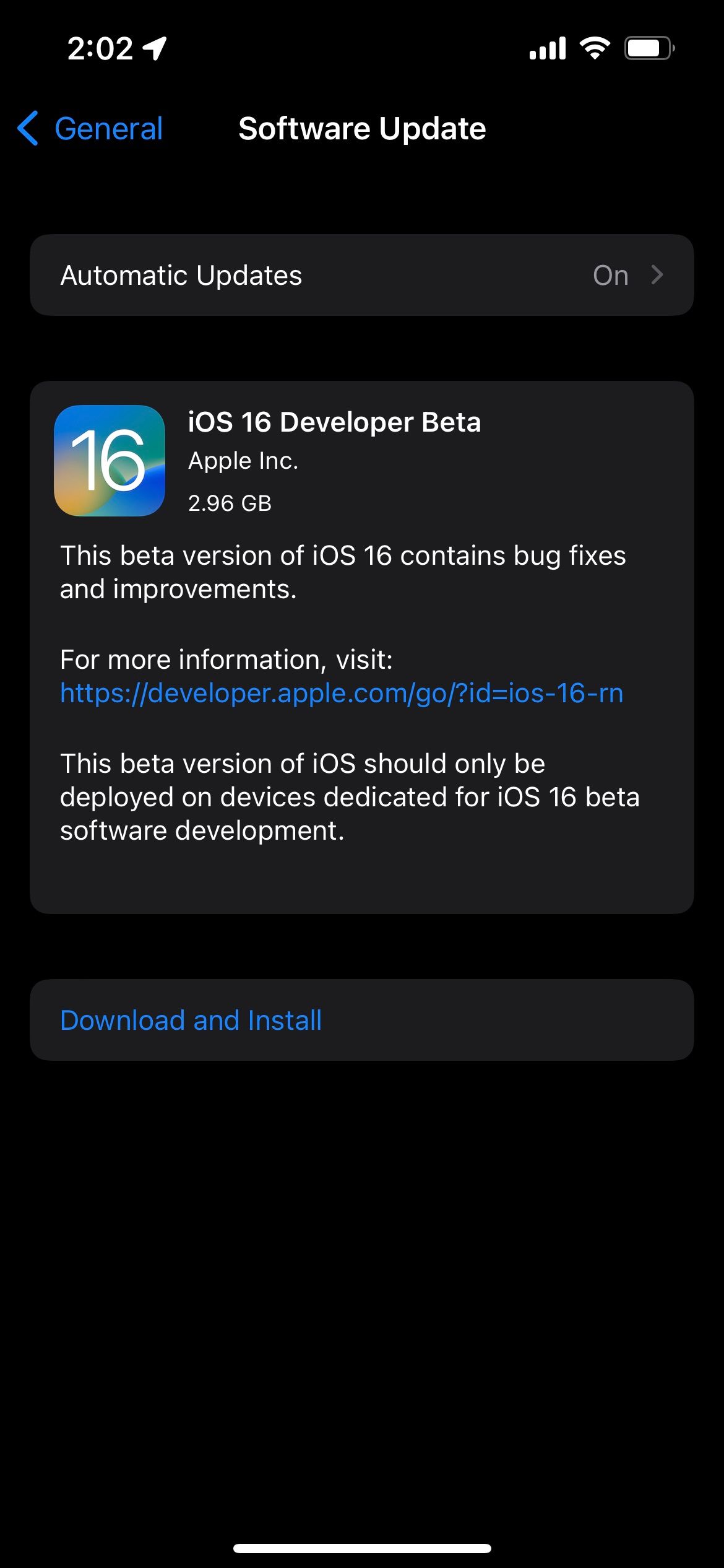 دانلود نسخه بتا iOS 16