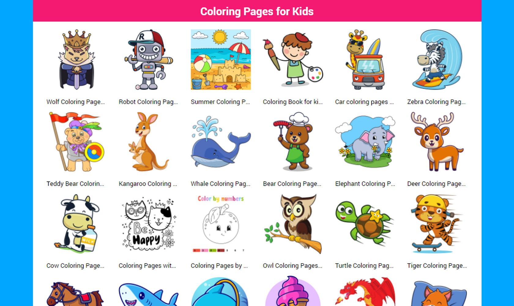 kids drawing hub online kids coloring website