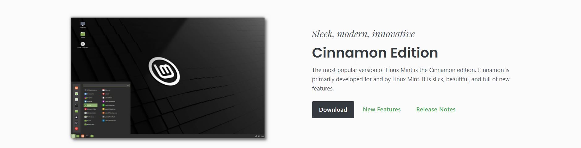 Linux Mint Cinnamon Desktop Download