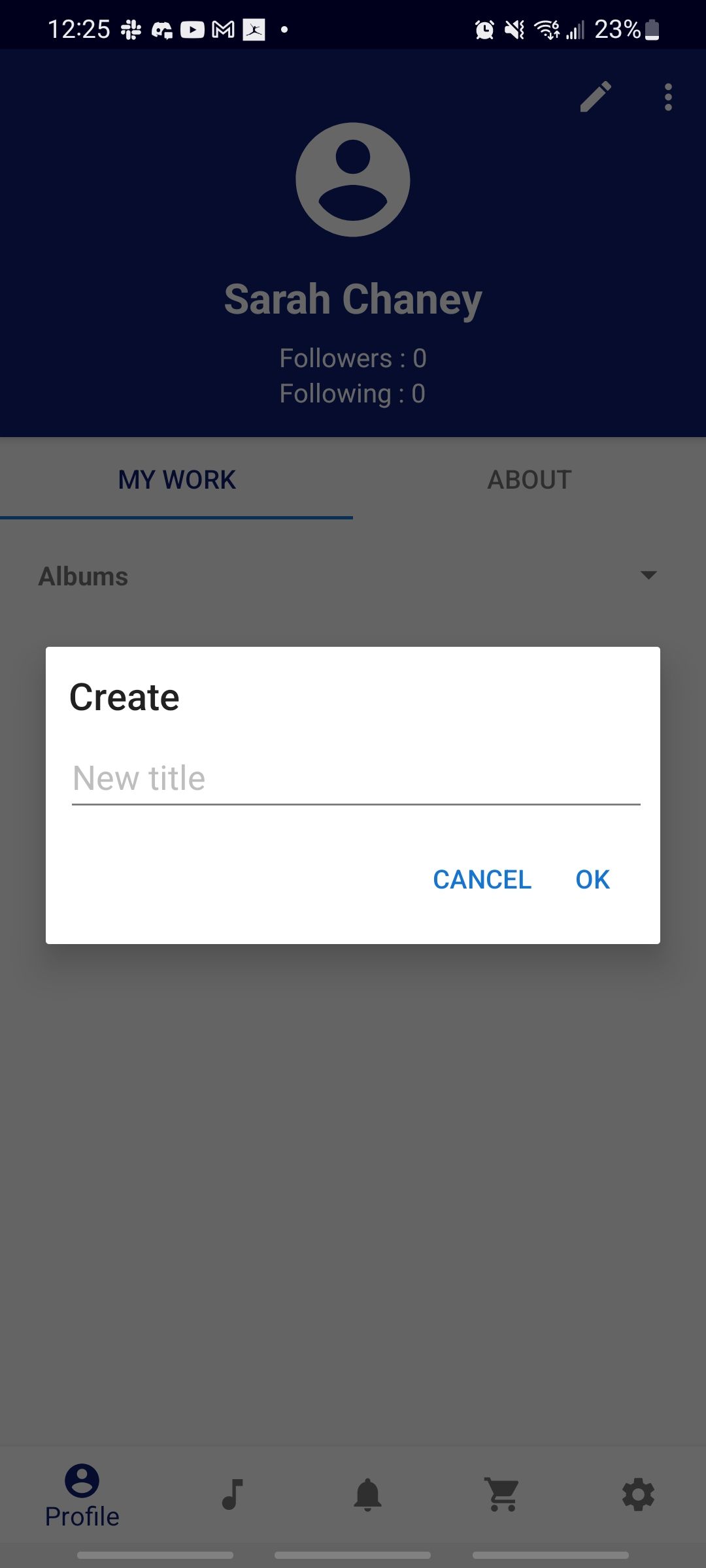 lyricpad app creating a new project